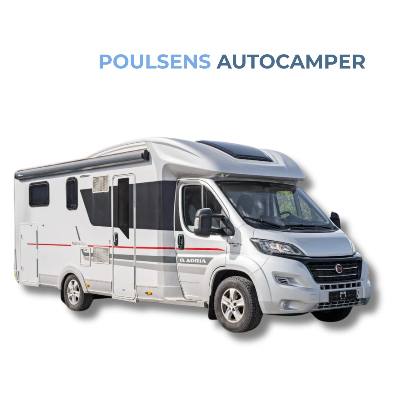Vue extérieure avant de l’Adria Matrix M 670 SC 2017