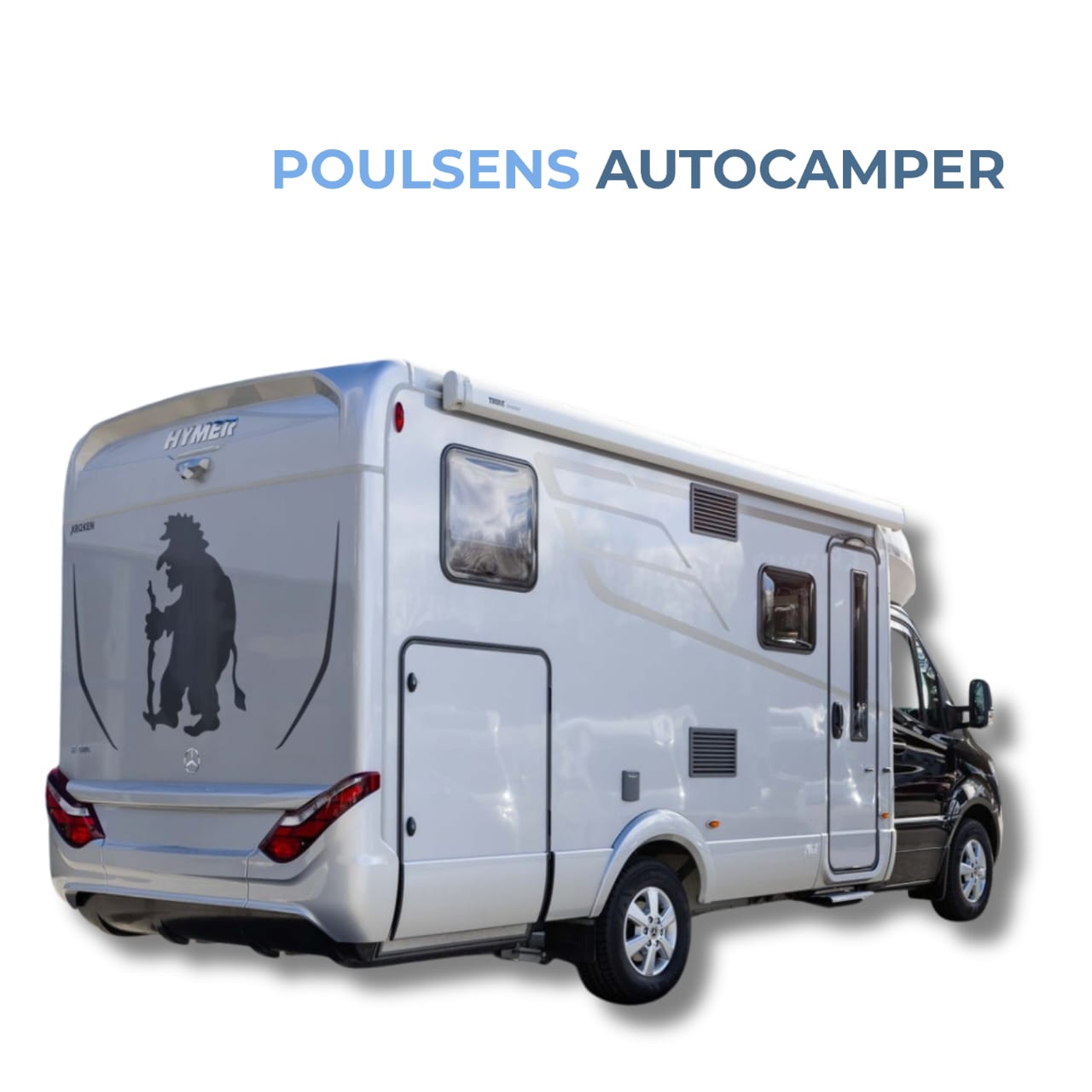 Vue arrière du Hymer BMC T 580 2022 