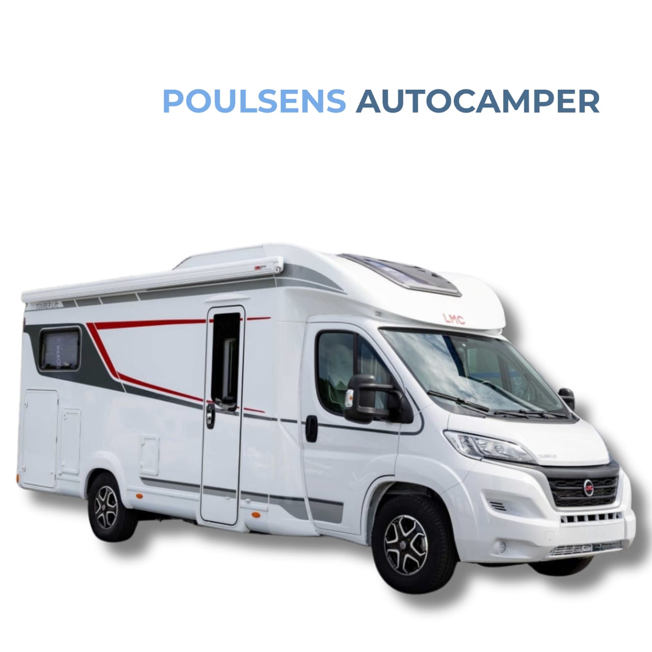 Vue extérieure avant du camping‑car semi‑intégré LMC Tourer Lift H 660 2022 d’occasion